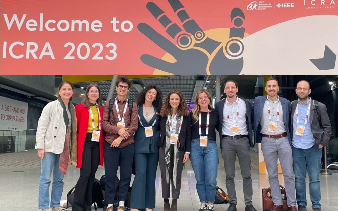 Group of MAPWORMS members at ICRA 2023, a conference on robotics and automation